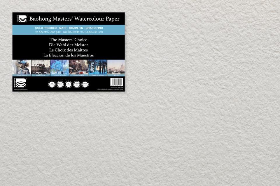 Watercolour Pack 38x56cm of 10 sheets Cold Pressed