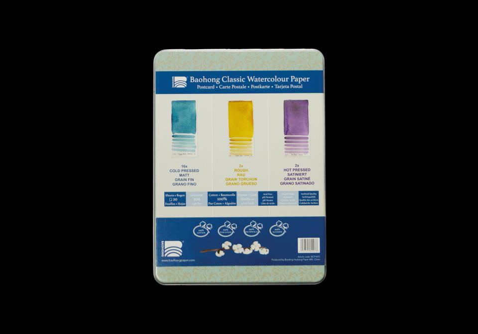16x Cold-Pressed, 2x Rough & 2x Hot-Pressed